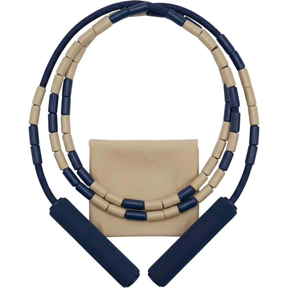 Tirgo 52 Bead Segmented Jump Rope 2.8 m Navy Sand - Product view